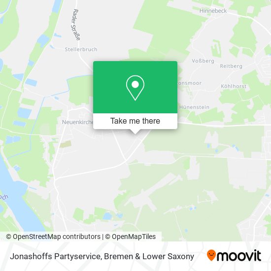 Jonashoffs Partyservice map