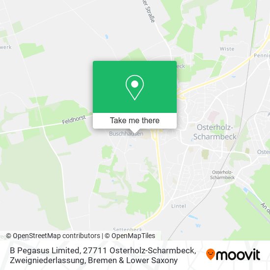 B Pegasus Limited, 27711 Osterholz-Scharmbeck, Zweigniederlassung map