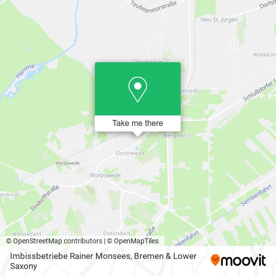 Imbissbetriebe Rainer Monsees map