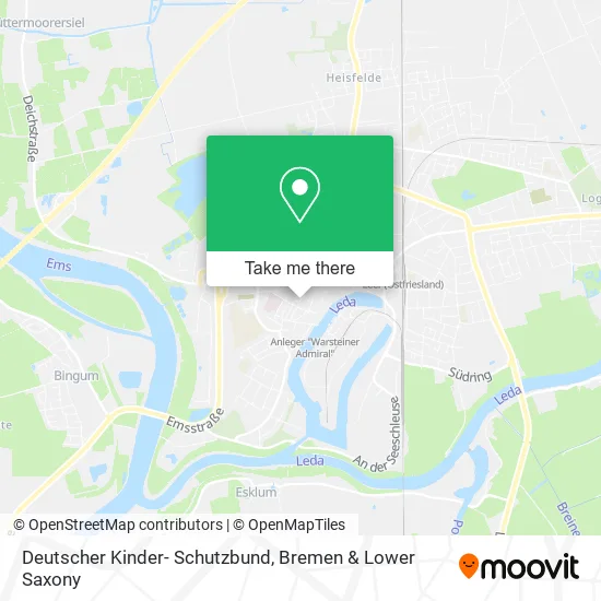 Карта Deutscher Kinder- Schutzbund