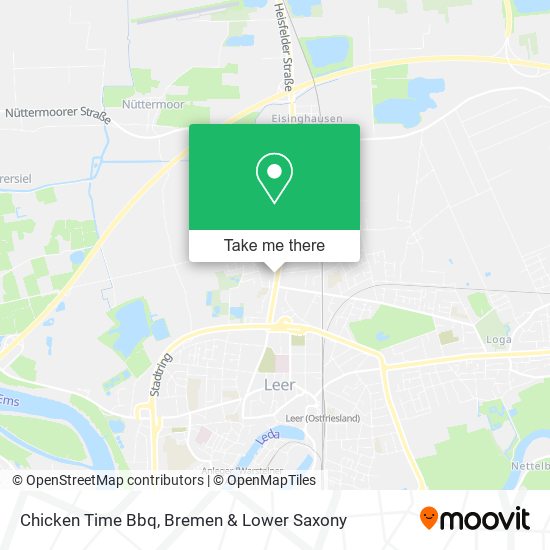 Chicken Time Bbq map