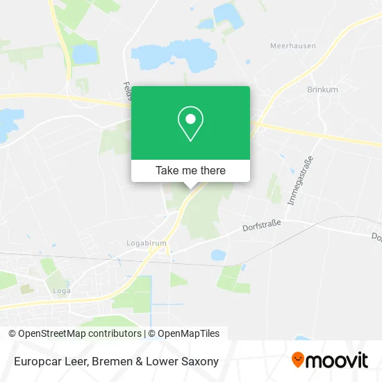 Карта Europcar Leer