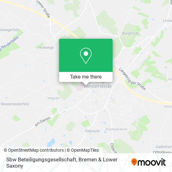 Sbw Beteiligungsgesellschaft map