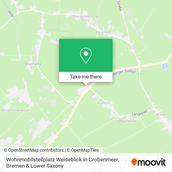 Wohnmobilstellplatz Weideblick in Grobenmeer map