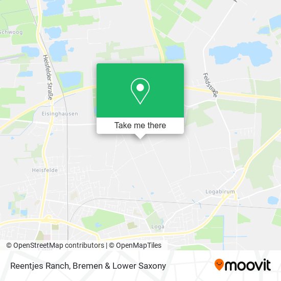 Reentjes Ranch map
