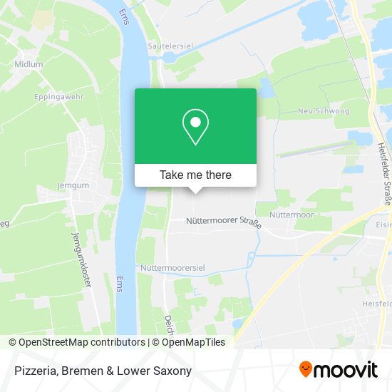Pizzeria map