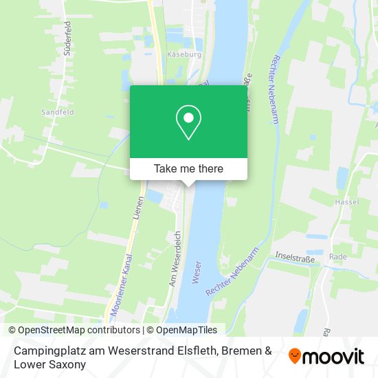 Campingplatz am Weserstrand Elsfleth map