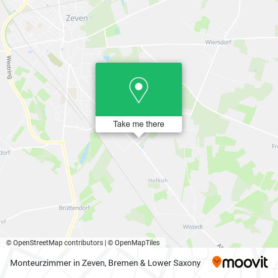 Monteurzimmer in Zeven map