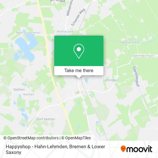 Happyshop - Hahn-Lehmden map
