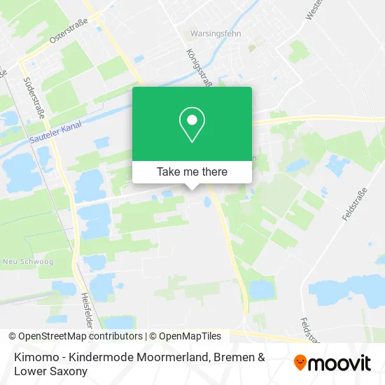Карта Kimomo - Kindermode Moormerland