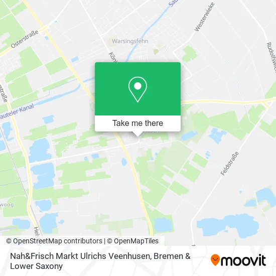 Карта Nah&Frisch Markt Ulrichs Veenhusen