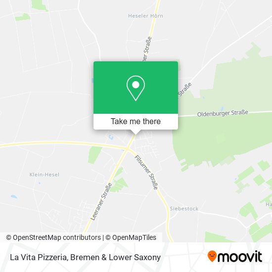 La Vita Pizzeria map