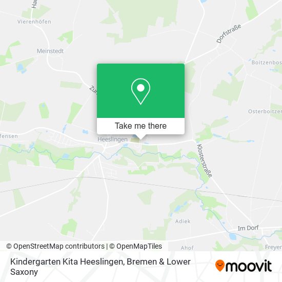 Kindergarten Kita Heeslingen map