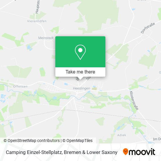 Camping Einzel-Stellplatz map