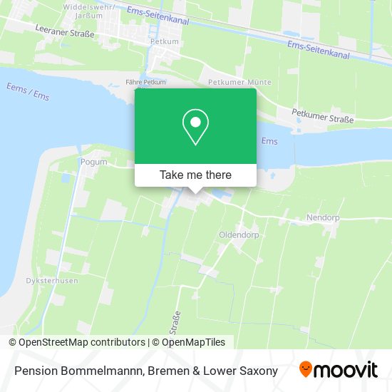 Pension Bommelmannn map