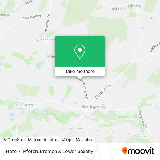 Hotel 4 Pfoten map