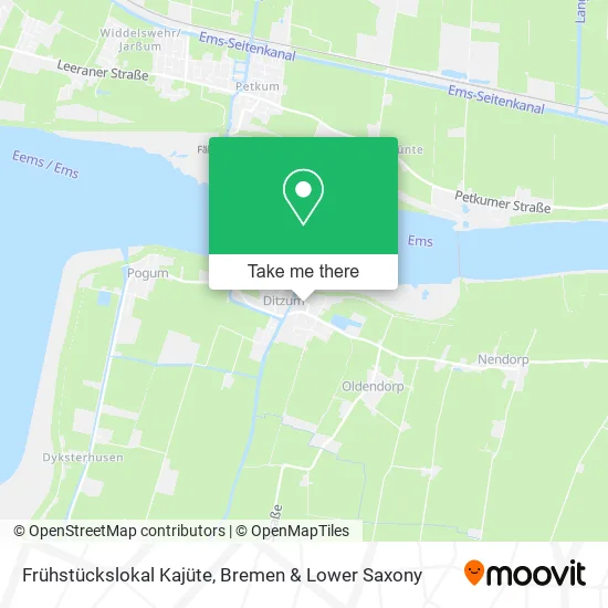 Frühstückslokal Kajüte map