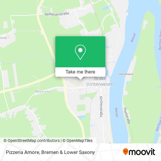 Pizzeria Amore map