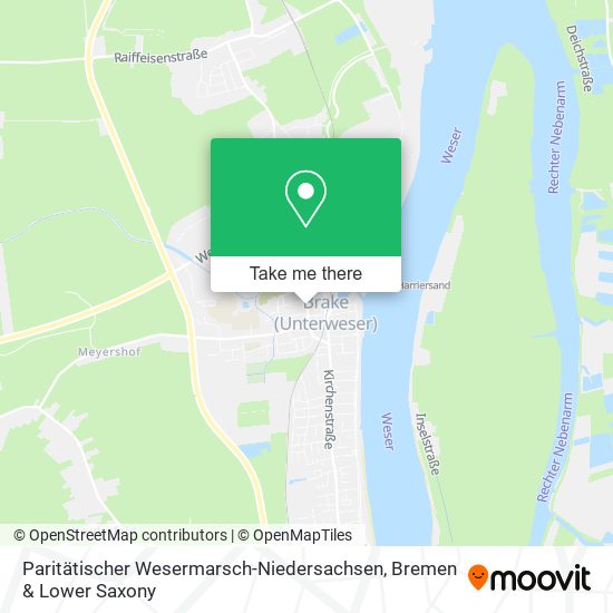 Paritätischer Wesermarsch-Niedersachsen map
