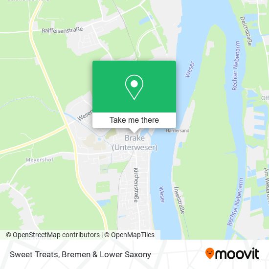 Sweet Treats map