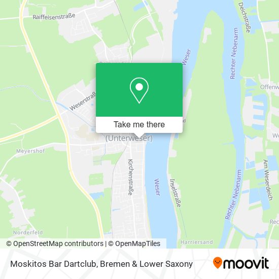 Moskitos Bar Dartclub map