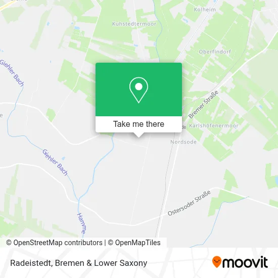 Radeistedt map