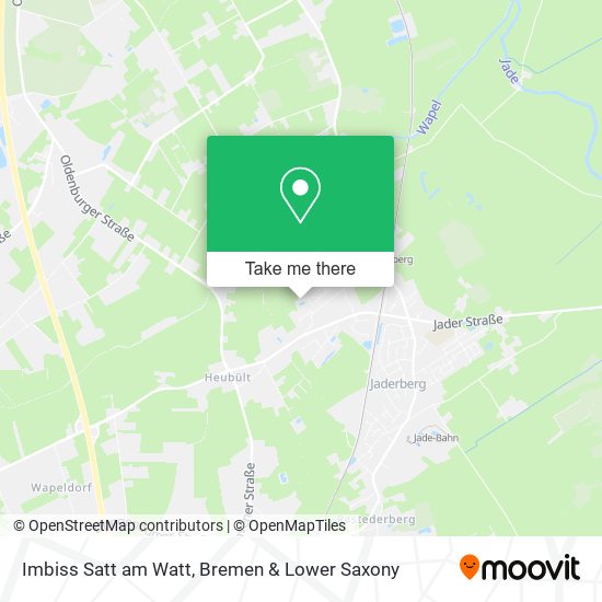 Imbiss Satt am Watt map