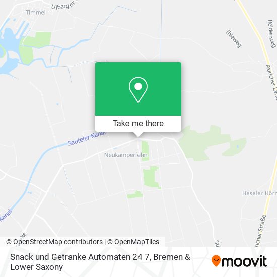 Snack und Getranke Automaten 24 7 map
