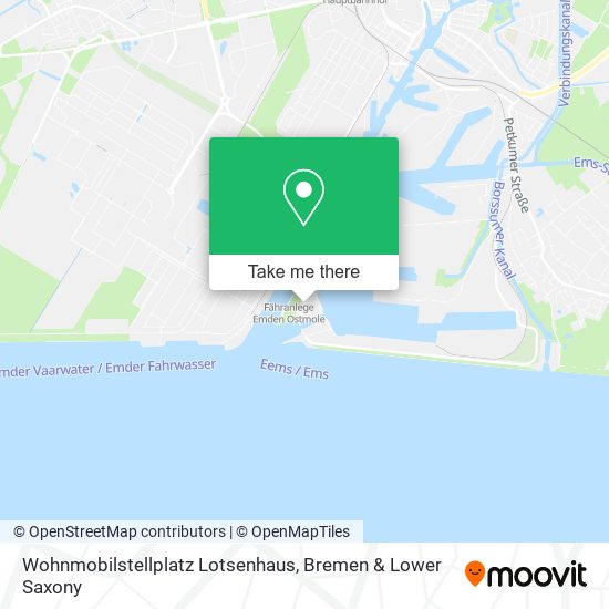 Wohnmobilstellplatz Lotsenhaus map
