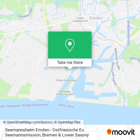 Seemannsheim Emden - Ostfriesische Ev. Seemannsmission map