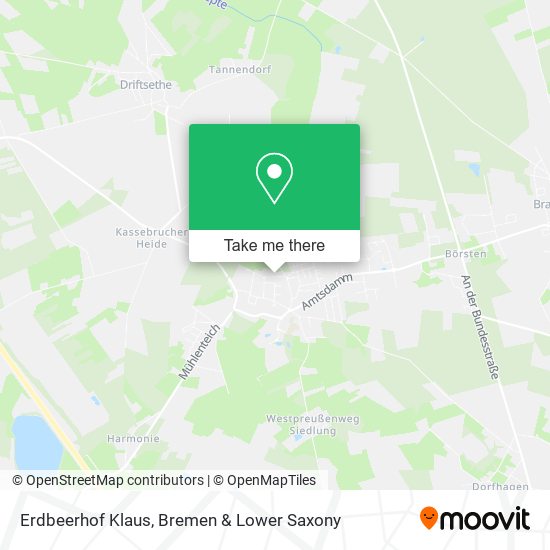 Erdbeerhof Klaus map