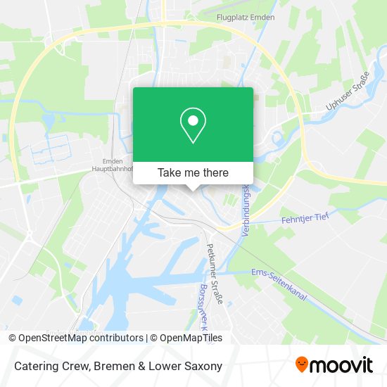 Catering Crew map