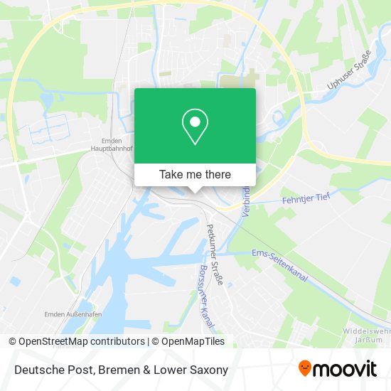 Deutsche Post map