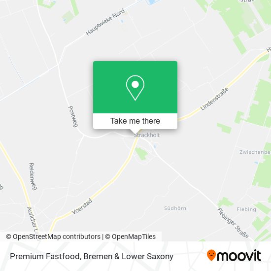 Premium Fastfood map