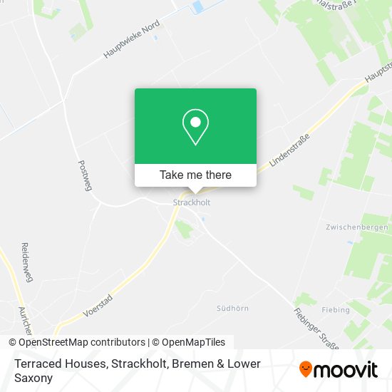 Terraced Houses, Strackholt map