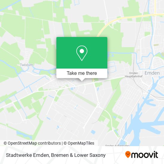 Stadtwerke Emden map