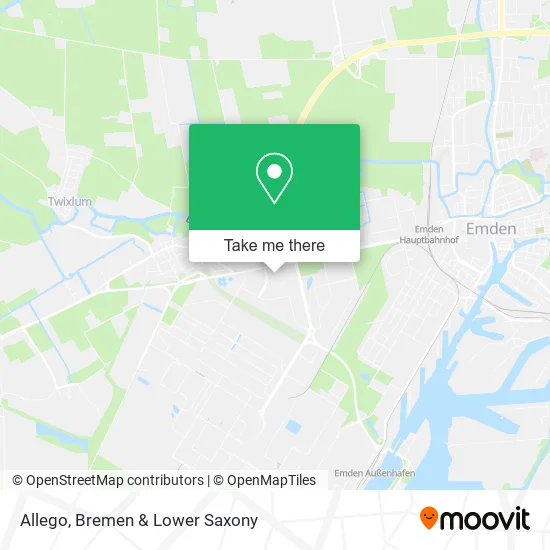 Карта Allego