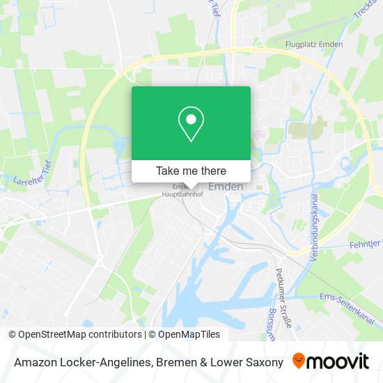 Amazon Locker-Angelines map