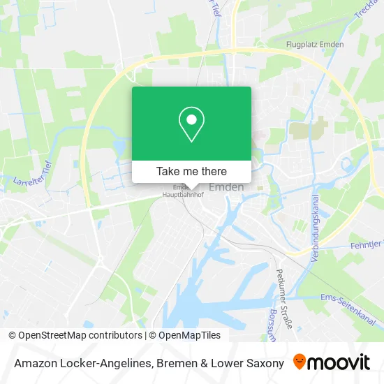 Карта Amazon Locker-Angelines