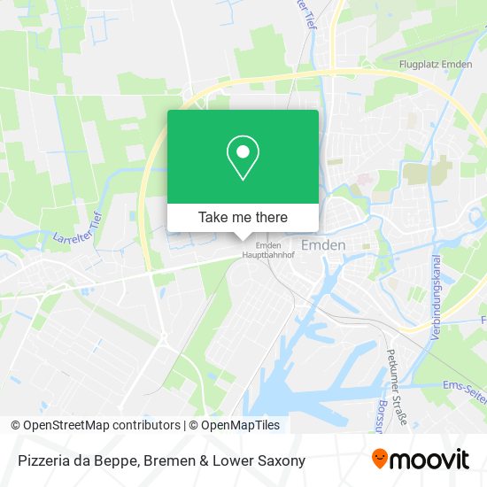 Pizzeria da Beppe map