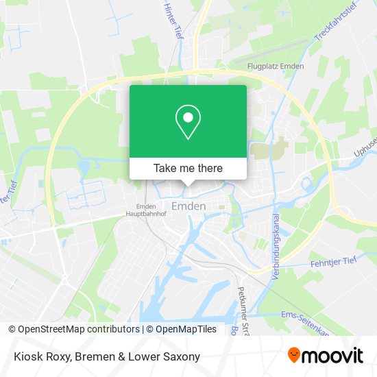 Kiosk Roxy map