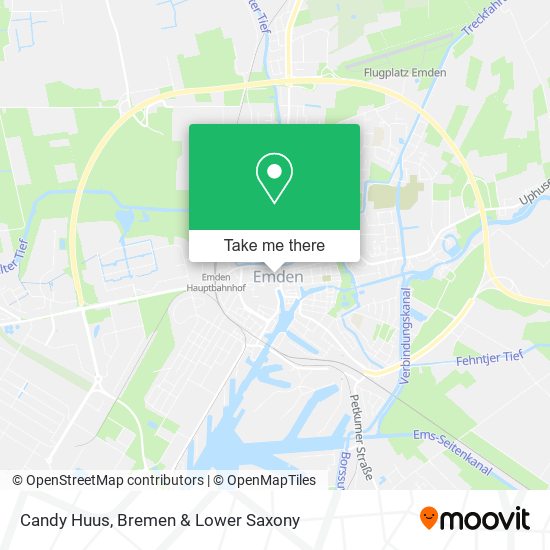 Candy Huus map