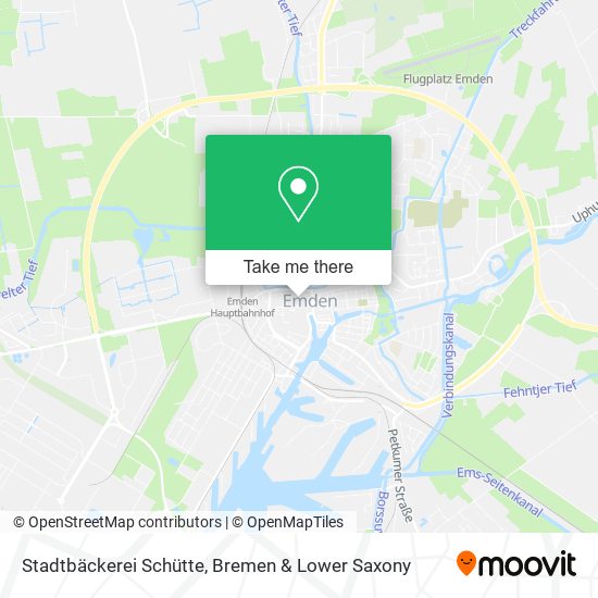 Stadtbäckerei Schütte map