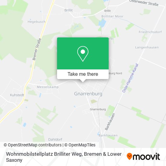 Wohnmobilstellplatz Brilliter Weg map