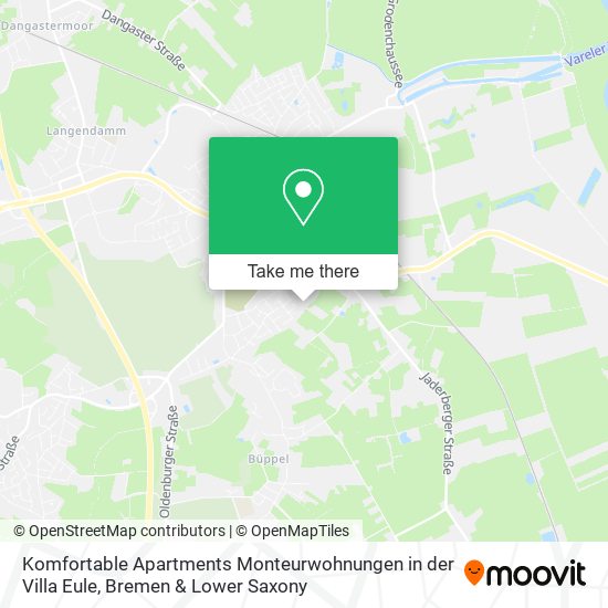 Komfortable Apartments Monteurwohnungen in der Villa Eule map
