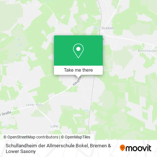 Карта Schullandheim der Allmerschule Bokel