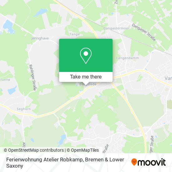 Ferienwohnung Atelier Robkamp map