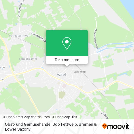 Obst- und Gemüsehandel Udo Fettweib map