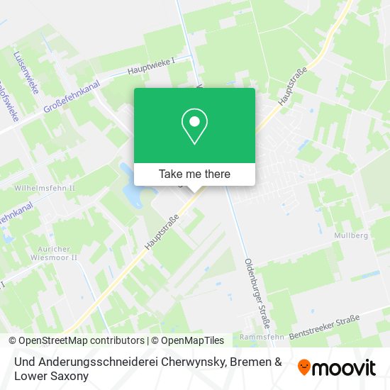 Und Anderungsschneiderei Cherwynsky map