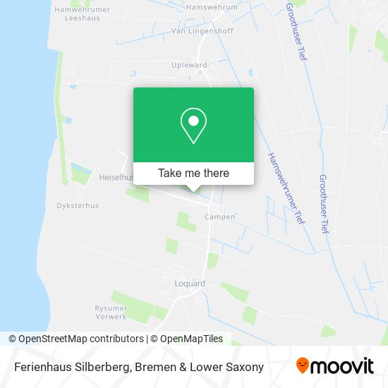 Ferienhaus Silberberg map